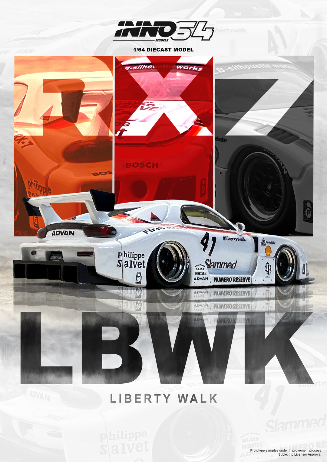 Inno64 Mazda RX-7 (FD3S) LB-Super Silhouette